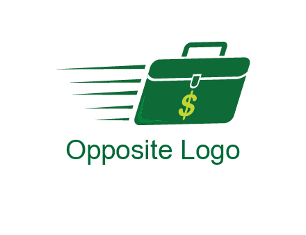 briefcase with dollar signlogo