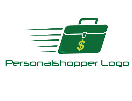 briefcase with dollar signlogo