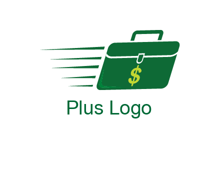 briefcase with dollar signlogo