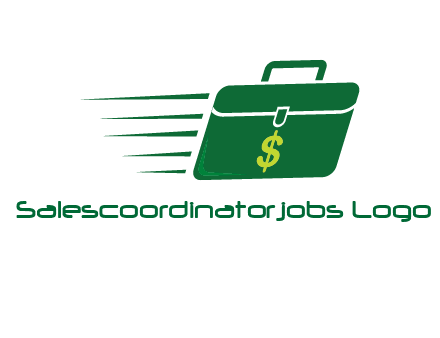 briefcase with dollar signlogo