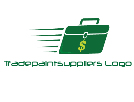 briefcase with dollar signlogo