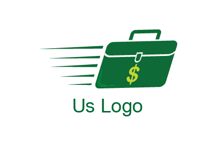 briefcase with dollar signlogo