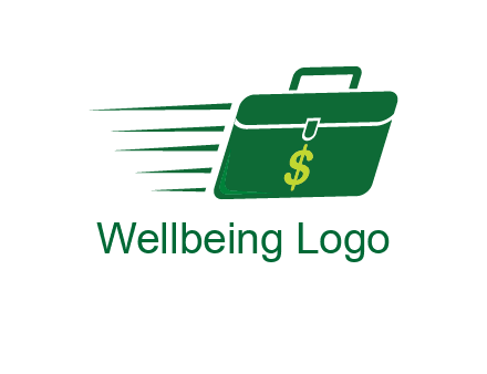 briefcase with dollar signlogo
