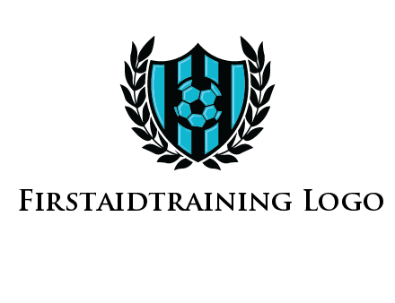 shield in football team logo