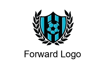 shield in football team logo