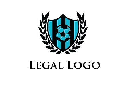 shield in football team logo