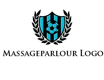 shield in football team logo