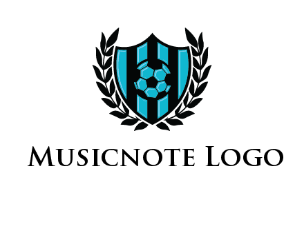 shield in football team logo