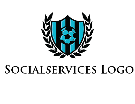 shield in football team logo