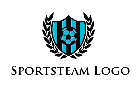 shield in football team logo