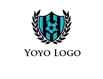 shield in football team logo
