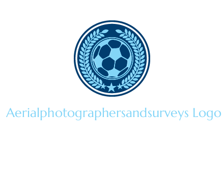 football in circle shield logo