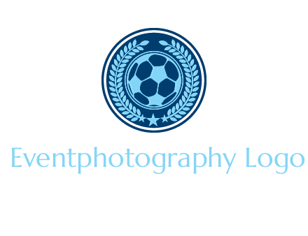 football in circle shield logo
