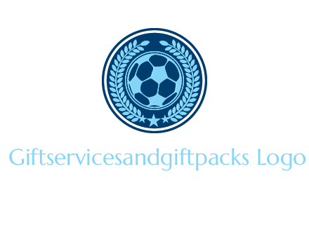 football in circle shield logo