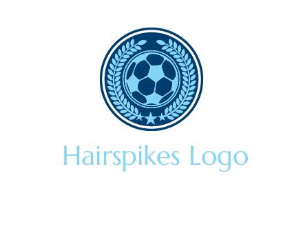 football in circle shield logo