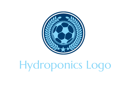 football in circle shield logo