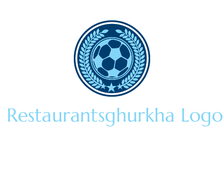 football in circle shield logo