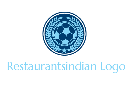 football in circle shield logo