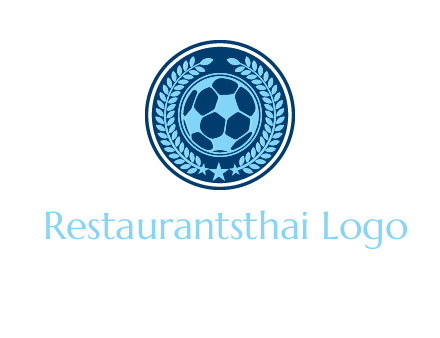 football in circle shield logo