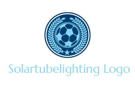 football in circle shield logo