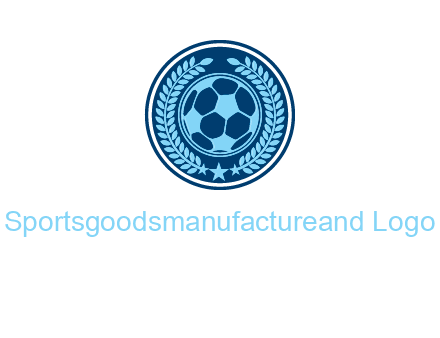 football in circle shield logo