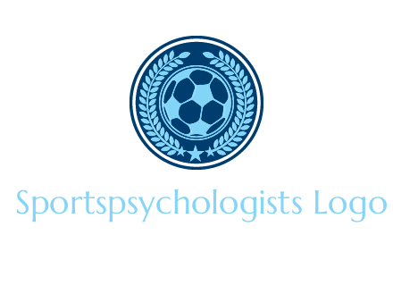 football in circle shield logo