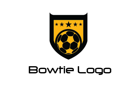 football in shield logo