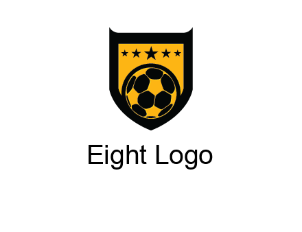 football in shield logo