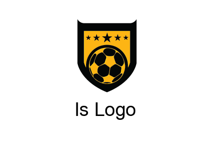 football in shield logo