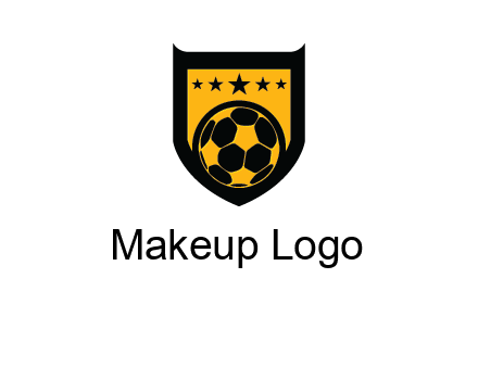 football in shield logo