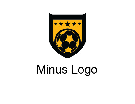 football in shield logo