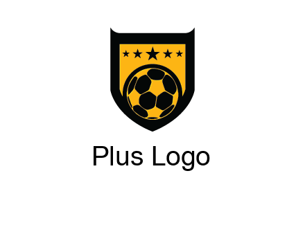 football in shield logo