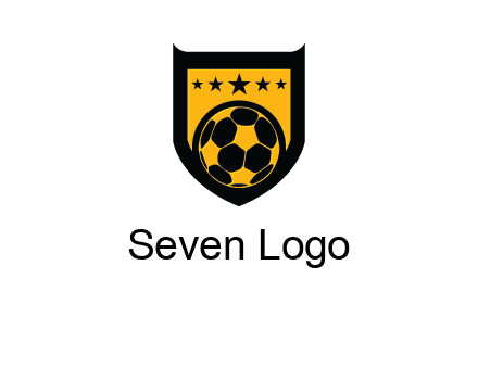football in shield logo