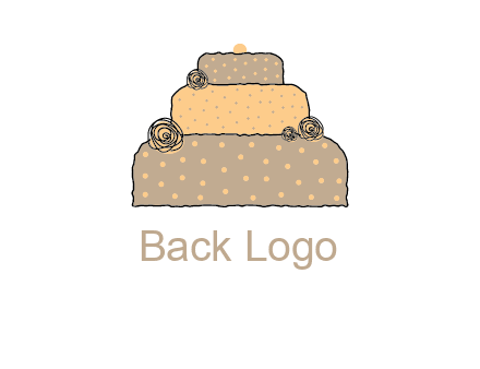 birthday cake logo