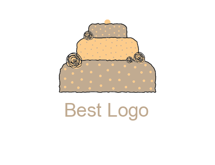 birthday cake logo