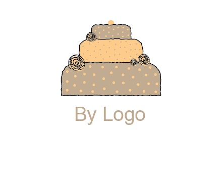 birthday cake logo