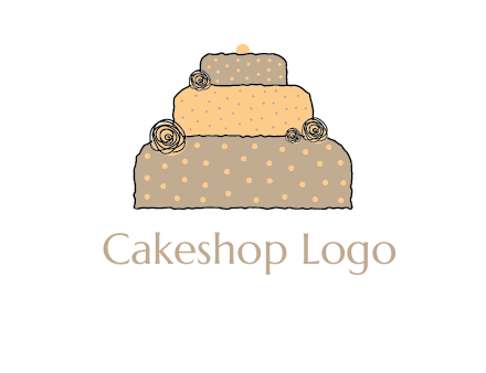birthday cake logo