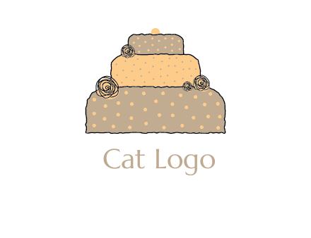 birthday cake logo