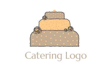 birthday cake logo