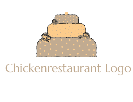 birthday cake logo