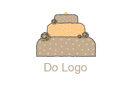 birthday cake logo