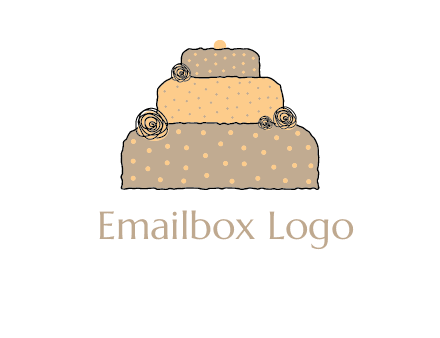 birthday cake logo