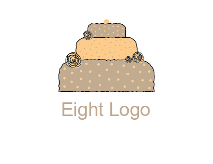 birthday cake logo