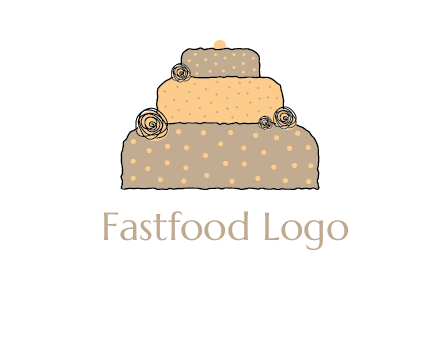 birthday cake logo