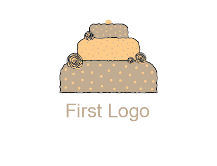 birthday cake logo