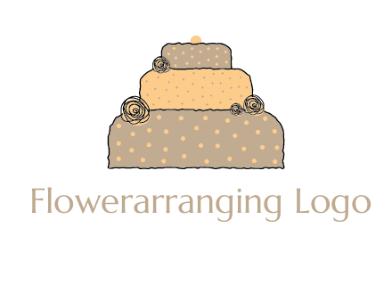 birthday cake logo