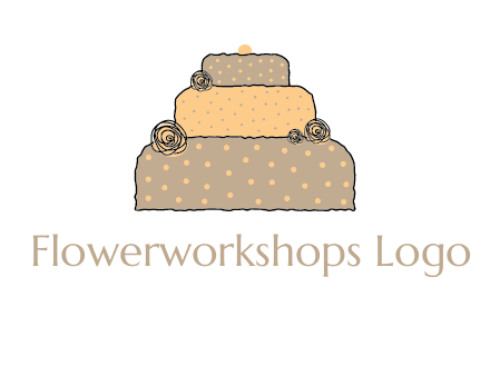 birthday cake logo