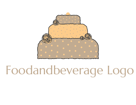 birthday cake logo