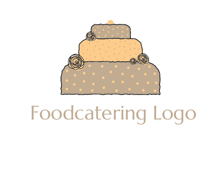 birthday cake logo