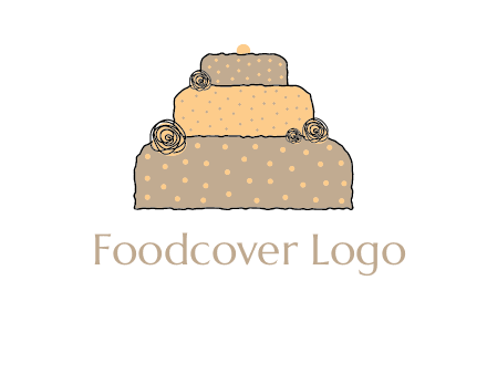 birthday cake logo